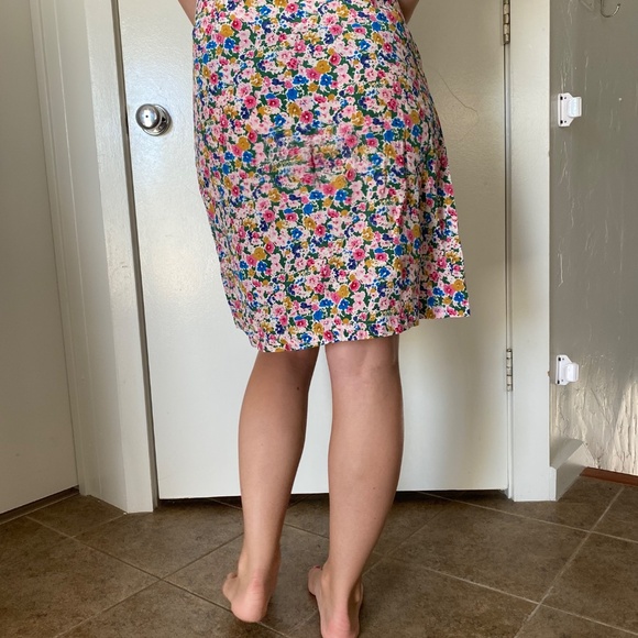 Vintage floral midi skirt - Picture 2 of 7